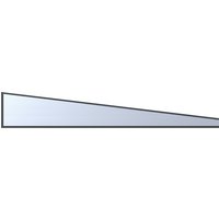 GARDENDREAMS Keilfenster, Breite: 350 cm, Aluminium, anthrazit – grau GARDENDREAMS Keilfenster, Breite: 350 cm, Aluminium, anthrazit – grau