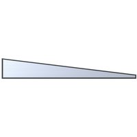 GARDENDREAMS Keilfenster, Breite: 300 cm, Aluminium, anthrazit – grau GARDENDREAMS Keilfenster, Breite: 300 cm, Aluminium, anthrazit – grau