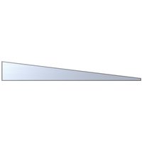 GARDENDREAMS Keilfenster, Breite: 450 cm, Aluminium, grau GARDENDREAMS Keilfenster, Breite: 450 cm, Aluminium, grau