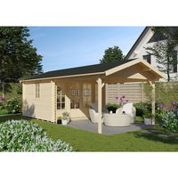 Mr. GARDENER Gartenhaus »Tilmar«, Holz, BxHxT: 346 x 248 x 652 cm (Außenmaße) – braun Mr. GARDENER Gartenhaus »Tilmar«, Holz, BxHxT: 346 x 248 x 652 cm (Außenmaße) – braun