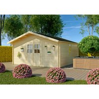 Mr. GARDENER Gartenhaus »Irland 3«, Holz, BxHxT: 495 x 296 x 513 cm (Außenmaße) – beige Mr. GARDENER Gartenhaus »Irland 3«, Holz, BxHxT: 495 x 296 x 513 cm (Außenmaße) – beige