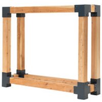 Westmann Kaminholzregal »Michel«, BxHxT: 138 x 120 x 40 cm, Lärchenholz – braun (Rabatt: 60 %) Westmann Kaminholzregal »Michel«, BxHxT: 138 x 120 x 40 cm, Lärchenholz – braun (Rabatt: 60 %)