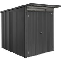 BIOHORT Gerätehaus »AvantGarde Eco«, BxHxT: 180 x 218 x 260 cm (Außenmaß), Gr. A2, dunkelgrau-metallic, BIOHORT Gerätehaus »AvantGarde Eco«, BxHxT: 180 x 218 x 260 cm (Außenmaß), Gr. A2, dunkelgrau-metallic,