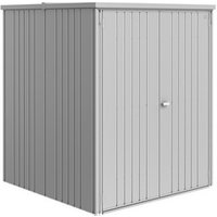 BIOHORT Gerätehaus »Geräteschrank«, BxHxT: 156 x 184 x 155 cm (Außenmaß), Gr. 150 large, silber-metallic – grau BIOHORT Gerätehaus »Geräteschrank«, BxHxT: 156 x 184 x 155 cm (Außenmaß), Gr. 150 large, silber-metallic – grau