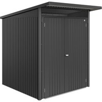 BIOHORT Gerätehaus »AvantGarde Eco«, BxHxT: 180 x 218 x 220 cm (Außenmaß), Gr. A1, dunkelgrau-metallic, BIOHORT Gerätehaus »AvantGarde Eco«, BxHxT: 180 x 218 x 220 cm (Außenmaß), Gr. A1, dunkelgrau-metallic,