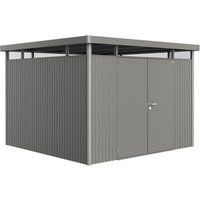 BIOHORT Gerätehaus »Gerätehaus Highline«, BxHxT: 314,3 x 221 x 314,3 cm (Außenmaß), Gr. H6, quarzgrau-metallic, BIOHORT Gerätehaus »Gerätehaus Highline«, BxHxT: 314,3 x 221 x 314,3 cm (Außenmaß), Gr. H6, quarzgrau-metallic,