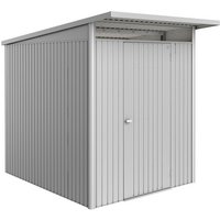 BIOHORT Gerätehaus »AvantGarde Eco«, BxHxT: 180 x 218 x 260 cm (Außenmaß), Gr. A2, silber-metallic, – grau BIOHORT Gerätehaus »AvantGarde Eco«, BxHxT: 180 x 218 x 260 cm (Außenmaß), Gr. A2, silber-metallic, – grau