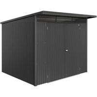 BIOHORT Gerätehaus »AvantGarde Eco«, BxHxT: 260 x 218 x 260 cm (Außenmaß), Gr. A6, dunkelgrau-metallic, BIOHORT Gerätehaus »AvantGarde Eco«, BxHxT: 260 x 218 x 260 cm (Außenmaß), Gr. A6, dunkelgrau-metallic,