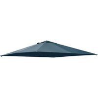 Outsunny Ersatzdach für Pavillon, dunkelgrau, 300 x 300 cm Outsunny Ersatzdach für Pavillon, dunkelgrau, 300 x 300 cm