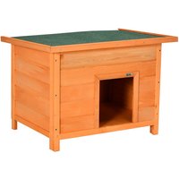 PawHut Hundehütte, BxHxL: 58 x 58 x 82 cm, Holz – bunt PawHut Hundehütte, BxHxL: 58 x 58 x 82 cm, Holz – bunt