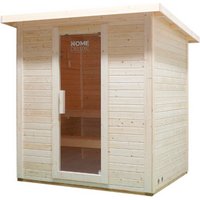 HOME DELUXE Saunahaus »TALO – L«, BxHxT: 221 x 220 x 217 cm, Fichtenholz – beige HOME DELUXE Saunahaus »TALO – L«, BxHxT: 221 x 220 x 217 cm, Fichtenholz – beige