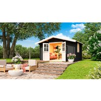 Mr. GARDENER Gartenhaus »Donau«, Holz, BxHxT: 424,3 x 245 x 348 cm (Außenmaße) – grau Rabatt: 20 % Mr. GARDENER Gartenhaus »Donau«, Holz, BxHxT: 424,3 x 245 x 348 cm (Außenmaße) – grau Rabatt: 20 %