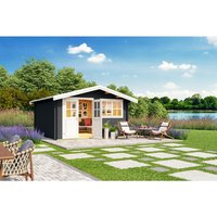 Mr. GARDENER Gartenhaus »Isar«, Holz, BxHxT: 424,2 x 245 x 443 cm (Außenmaße) – grau Rabatt: 20 % Mr. GARDENER Gartenhaus »Isar«, Holz, BxHxT: 424,2 x 245 x 443 cm (Außenmaße) – grau Rabatt: 20 %