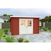 Mr. GARDENER Gartenhaus »Malta«, Holz, BxHxT: 300 x 211 x 200 cm (Außenmaße) – rot Mr. GARDENER Gartenhaus »Malta«, Holz, BxHxT: 300 x 211 x 200 cm (Außenmaße) – rot
