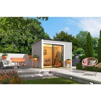 LASITA MAJA Gartenhaus »Kubus«, BxHxT: 300 x 239,4 x 302,5 cm (Außenmaße inkl. Dachüberstand), Holz – grau LASITA MAJA Gartenhaus »Kubus«, BxHxT: 300 x 239,4 x 302,5 cm (Außenmaße inkl. Dachüberstand), Holz – grau