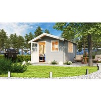 Mr. GARDENER Gartenhaus »Spree«, Holz, BxHxT: 339,6x 245 x 363 cm (Außenmaße) – grau Rabatt: 20 % Mr. GARDENER Gartenhaus »Spree«, Holz, BxHxT: 339,6x 245 x 363 cm (Außenmaße) – grau Rabatt: 20 %