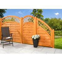 Sichtschutzelement »London«, Kiefernholz/Fichtenholz, HxL: 160 x 90 cm – braun Sichtschutzelement »London«, Kiefernholz/Fichtenholz, HxL: 160 x 90 cm – braun