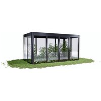 SunElements Gewächshaus »SunGarden Infinity 4.2«, BxHxT: 443 x 229 x 233 cm, anthrazit-metallic – grau SunElements Gewächshaus »SunGarden Infinity 4.2«, BxHxT: 443 x 229 x 233 cm, anthrazit-metallic – grau