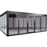 SunElements Gewächshaus »SunGarden Power 5.4«, BxHxT: 548 x 229 x 443 cm, anthrazit-metallic – grau SunElements Gewächshaus »SunGarden Power 5.4«, BxHxT: 548 x 229 x 443 cm, anthrazit-metallic – grau