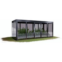 SunElements Gewächshaus »SunGarden Power 5.2«, BxHxT: 548 x 229 x 233 cm, anthrazit-metallic – grau SunElements Gewächshaus »SunGarden Power 5.2«, BxHxT: 548 x 229 x 233 cm, anthrazit-metallic – grau