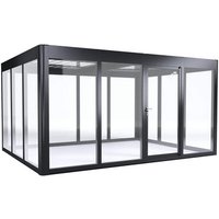 SunElements Gewächshaus »Energy 4.3«, BxHxT: 443 x 229 x 338 cm, UV-beständig, winterfest – silberfarben SunElements Gewächshaus »Energy 4.3«, BxHxT: 443 x 229 x 338 cm, UV-beständig, winterfest – silberfarben