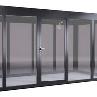 SunElements Zusatztür, anthrazit-metallic, Acrylglas rauchgrau, Stärke: 6 mm Rabatt: 20 % SunElements Zusatztür, anthrazit-metallic, Acrylglas rauchgrau, Stärke: 6 mm Rabatt: 20 %