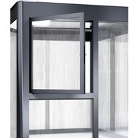 SunElements Fenster, BxH: 90 x 95 cm, Doppelstegplatten, ALU natur – silberfarben Rabatt: 20 % SunElements Fenster, BxH: 90 x 95 cm, Doppelstegplatten, ALU natur – silberfarben Rabatt: 20 %
