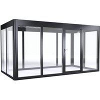 SunElements Gewächshaus »Energy 4.2«, BxHxT: 443 x 229 x 233 cm, UV-beständig, winterfest – silberfarben SunElements Gewächshaus »Energy 4.2«, BxHxT: 443 x 229 x 233 cm, UV-beständig, winterfest – silberfarben