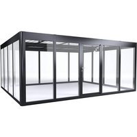 SunElements Gewächshaus »Energy 5.4«, BxHxT: 548 x 229 x 443 cm, UV-beständig, winterfest – silberfarben SunElements Gewächshaus »Energy 5.4«, BxHxT: 548 x 229 x 443 cm, UV-beständig, winterfest – silberfarben