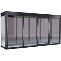 SunElements Gewächshaus »Modern 4.1«, BxHxT: 443 x 229 x 128 cm, UV-beständig, winterfest – silberfarben SunElements Gewächshaus »Modern 4.1«, BxHxT: 443 x 229 x 128 cm, UV-beständig, winterfest – silberfarben