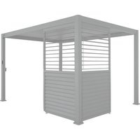 Mr. GARDENER Pergola-Lamellenwand »Plus 300«, Höhe: 236 cm, weiß, pulverbeschichtet – weiss Mr. GARDENER Pergola-Lamellenwand »Plus 300«, Höhe: 236 cm, weiß, pulverbeschichtet – weiss