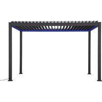 Mr. GARDENER Pergola »Deluxe 111 Smart«, Höhe: 250 cm, anthrazit, pulverbeschichtet – grau Mr. GARDENER Pergola »Deluxe 111 Smart«, Höhe: 250 cm, anthrazit, pulverbeschichtet – grau