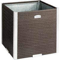 Wilk Pflanzgefäß, BxTxH: 38 x 38 x 38 cm, in Rattan-Optik, braun Rabatt: 20 % Wilk Pflanzgefäß, BxTxH: 38 x 38 x 38 cm, in Rattan-Optik, braun Rabatt: 20 %