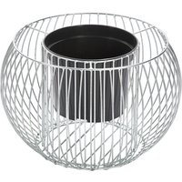 Wilk Gabionen-Pflanzgefäß »Olympia L«, ØxH: 60 x 39 cm, aus 100 % feuerverzinktem Stahl – silberfarben Wilk Gabionen-Pflanzgefäß »Olympia L«, ØxH: 60 x 39 cm, aus 100 % feuerverzinktem Stahl – silberfarben