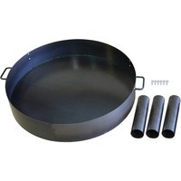 Wilk Feuerschale »Haiti«, ØxH: 60 x 30 cm, zerlegt, Handarbeit aus Stahl – schwarz Wilk Feuerschale »Haiti«, ØxH: 60 x 30 cm, zerlegt, Handarbeit aus Stahl – schwarz