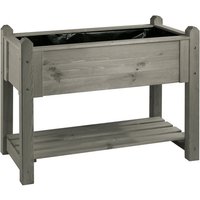 Wilk Kräuterbeet »Premium«, BxHxT: 113 x 84,5 x 59 cm, mit Ablage für Pflanz-Zubehör, vintage – grau Wilk Kräuterbeet »Premium«, BxHxT: 113 x 84,5 x 59 cm, mit Ablage für Pflanz-Zubehör, vintage – grau