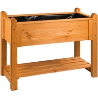 Wilk Kräuterbeet »Premium«, BxHxT: 113 x 84,5 x 59 cm, mit Ablage für Pflanz-Zubehör, honigbraun Wilk Kräuterbeet »Premium«, BxHxT: 113 x 84,5 x 59 cm, mit Ablage für Pflanz-Zubehör, honigbraun
