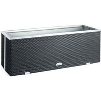 Wilk Pflanzgefäß, BxTxH: 108 x 39 x 43 cm, in Rattan-Optik, anthrazit – grau Wilk Pflanzgefäß, BxTxH: 108 x 39 x 43 cm, in Rattan-Optik, anthrazit – grau