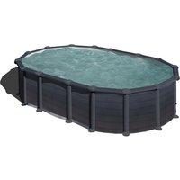 GRE Stahlwand-Pool Poolset , oval, BxLxH: 375 x 610 x 132 cm – grau Rabatt: 17 % GRE Stahlwand-Pool Poolset , oval, BxLxH: 375 x 610 x 132 cm – grau Rabatt: 17 %