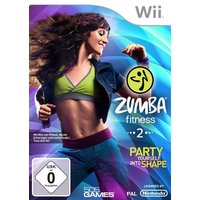 Wii - Zumba Fitness 2: Tanze dich in Form / Party yourself into Shape (nur Software) (DE/EN) (mit OVP) (OVP beschädigt) (gebraucht)