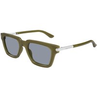 Alexander McQueen AM0519S 004 Men's Sunglasses Green Size 52
