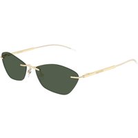 Alexander McQueen AM0525S 003 Men's Sunglasses Gold Size 57
