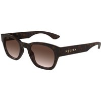 Alexander McQueen AM0530S 002 Men's Sunglasses Tortoiseshell Size 49