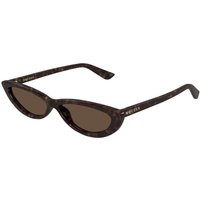 Alexander McQueen AM0535S 002 Women’s Sunglasses Tortoiseshell Size 58