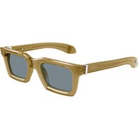 Alexander McQueen AM0506S 007 Men's Sunglasses Brown Size 50