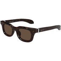 アレキサンダーマックイーン Alexander McQueen AM0547S アジアフィット 002 メガネ フレーム - 男性用 - べっ甲shell