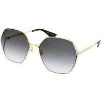 グッチ Gucci GG0818SA アジアフィット 001 メガネ フレーム - 女性用 - 金色