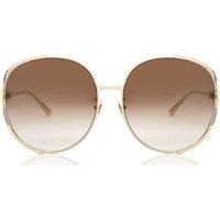 グッチ Gucci GG0225S 007 メガネ フレーム - 女性用 - 金色