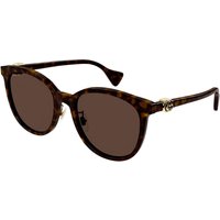 Gucci GG1180SK Asian Fit 004 Women’s Sunglasses Tortoiseshell Size 56