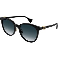 Gucci GG1180SK Asian Fit 001 Women’s Sunglasses Black Size 56